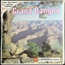 GRAND CANYON National Park ARIZONA 3d View-Master 3 Reel Packet