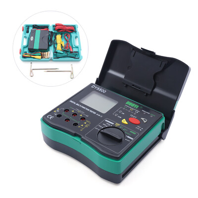 Digital Resistance Meter Ground Earth Insulation Tester 0.01 to 2000 ohm DY5500