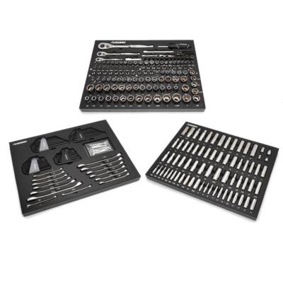 #ad husky mechanics tool set portable eva foam trays 290 piece $249.00