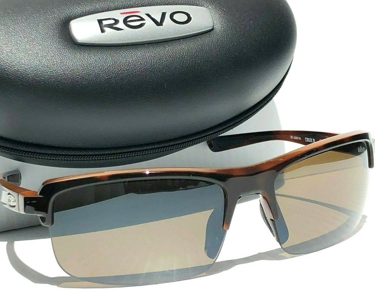 NEW* REVO CRUX N Tortoise POLARIZED Brown Terra Sunglass 4066 04