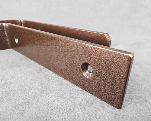Industrial Handmade Shelf Brackets Heavy Duty PAIR Steel Rustic Scaffold Board - Picture 20 of 63