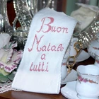 Hand Embroidery Cross Stitch Strip Merry Christmas Greetings Decoration Various Colors