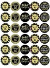 Sweet 16th Birthday x 30 Cupcake Toppers Edible Wafer Paper Fairy Cake Toppers