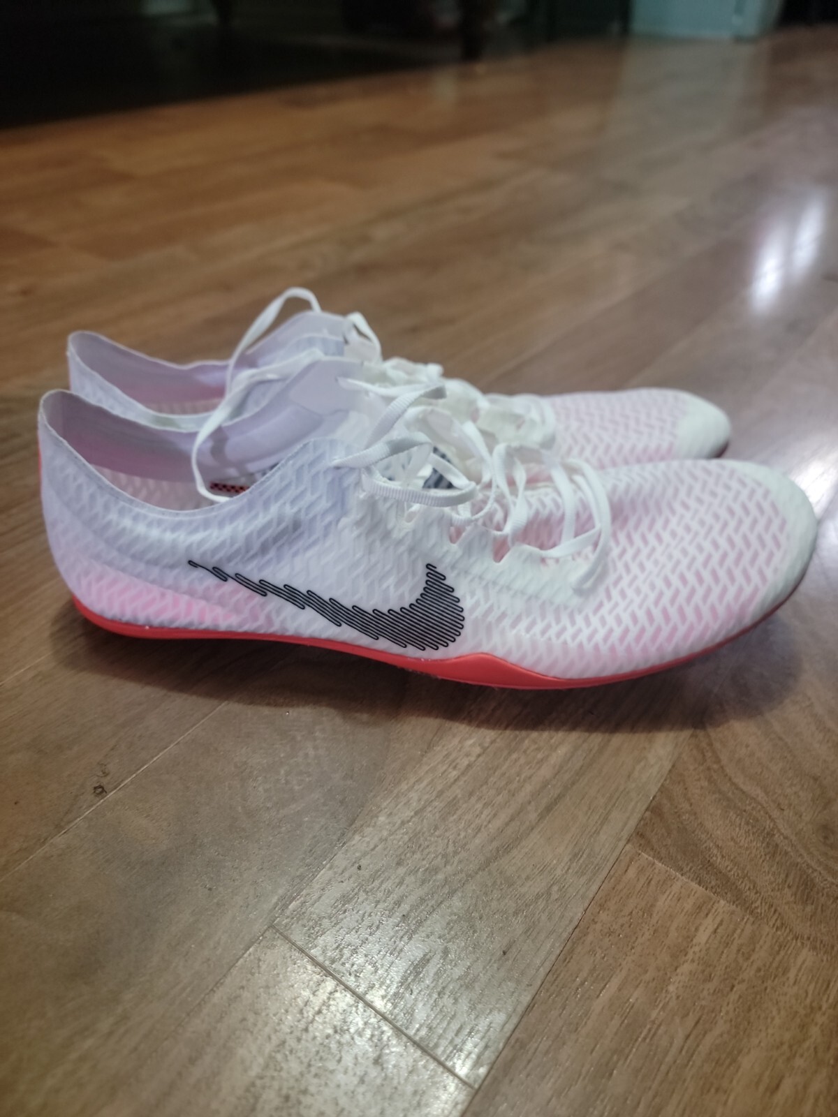 New 13 Nike Zoom Mamba V Rawdacious Track Spikes White Men’s DM3071100