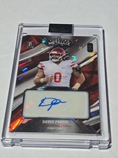 2023 Derek Parish American Metallix  5/6 Autographed Cracked Ice 