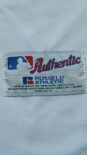 Camiseta deportiva auténtica vintage de los Medias Rojas de Boston Russell talla 48 - Imagen 5 de 8