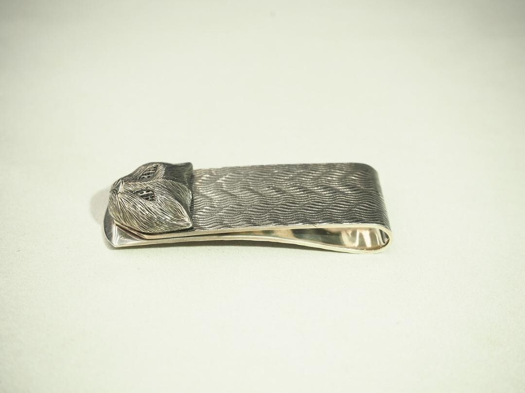 小物 GUCCI Tiger SILVER MONEY CLIP ag925 GUCCI Tiger SILVER MONEY CLIP ag925 Pre-owned | eBay