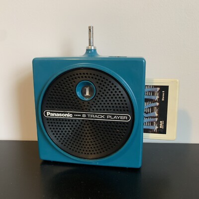 Panasonic TNT Dynamite 8-Track Player Blue RQ-830S w/ Tape