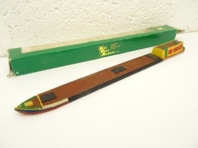 OO GAUGE SCHMALBOOT/LANGBOOT (SCHÖNER ARTIKEL)