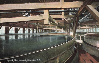 LP78 Lead South Dakota Homestead Mine Plant Interior 1910 Postcard