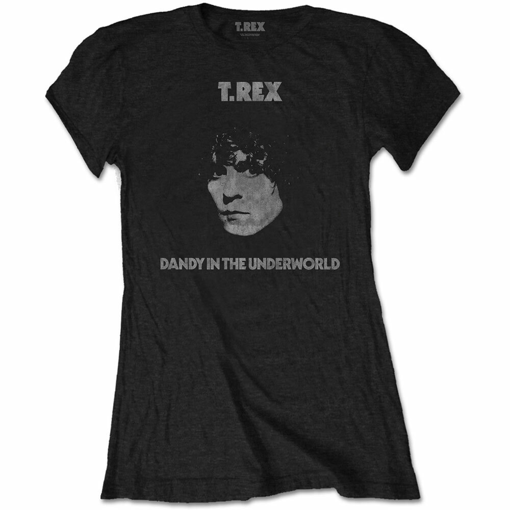 Marc Bolan & T.Rex Ladies T-Shirt Mens Womens Tees Top_viptrois.com