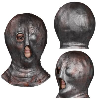 Elden Cosplay Ring Prisoner Mask Latex Masks Horror Helmet Halloween Headgear