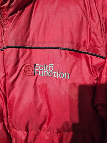 Vintage XL Ecko Unltd. Function Bubble Jacket Red gray reversible Puffy coat - Picture 22 of 23