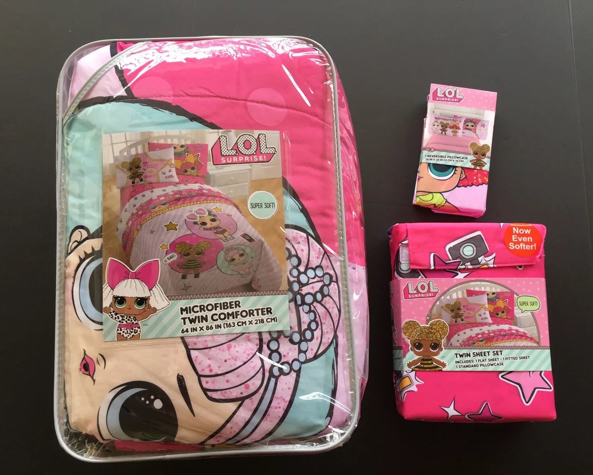 Lol Doll Lol Twin Bed In A Bag Duvet Cover Lol Twin Sheet Set Lol Bed