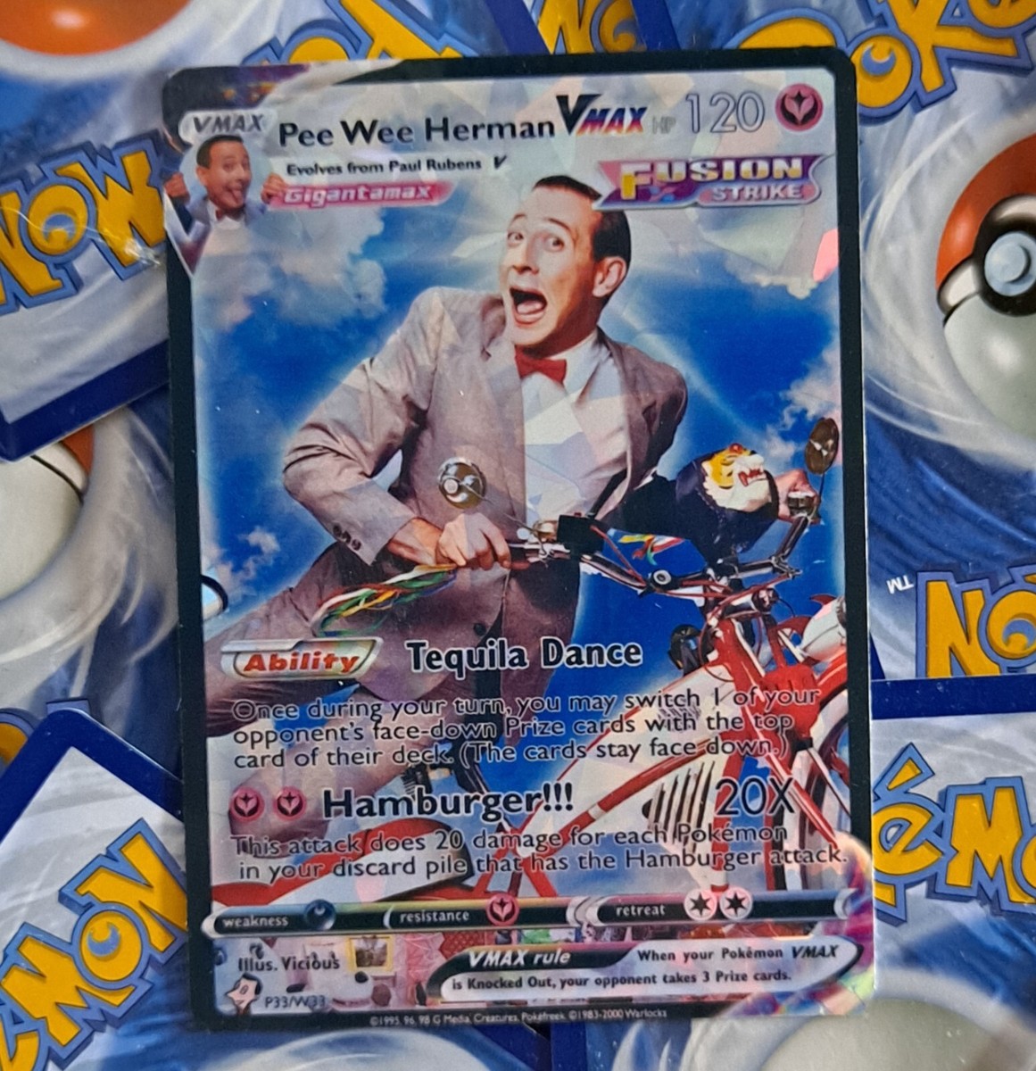 Pee Wee Herman Pokemon Card - Paul Reubens | eBay Pee Wee Herman Pokemon Card - Paul Reubens | eBay