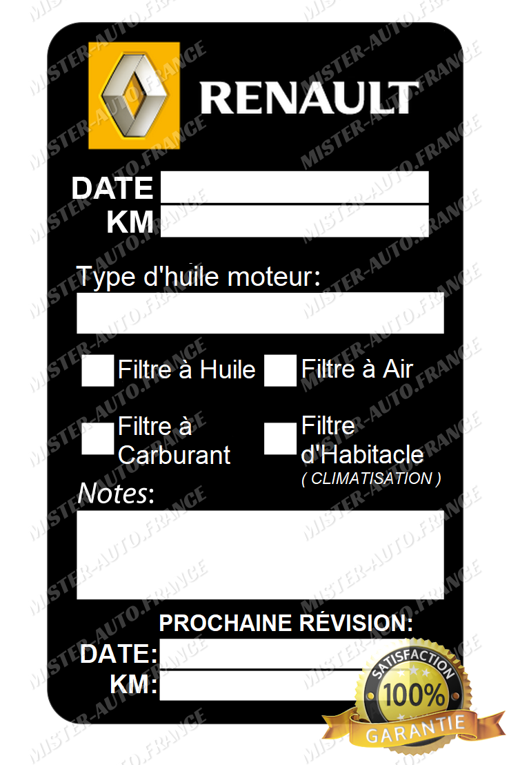 Etiquette Vidange Voiture Etiquette Vidange D'occasion | Plus Que 3 à -65 Huile Sur Carton - Foto 5