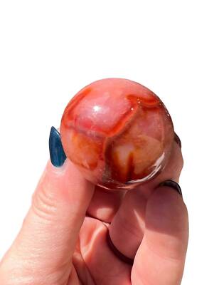 Carnelian Sphere, Natural Carnelian from Madagascar