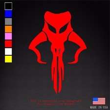 Star Wars Boba Fett Mandalorian BANTHA Sticker Vinyl Decal window laptop Oracal