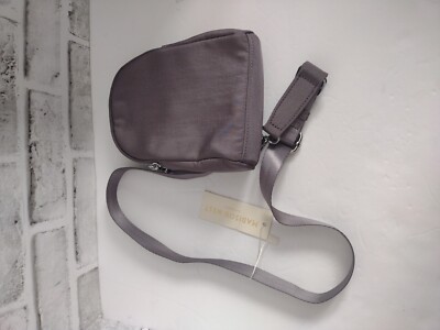 NWT  Madison West Los Angeles Sling Bag BGW-5813 - Top Zip - Gray