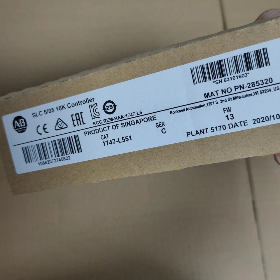 New Factory Sealed 1747-L551 SLC 5/05 CPU Processor Unit Module 1747L551 PLC US - Image 3 of 4