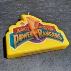 RARE Vintage 1994 Saban Mighty Morphin Power Rangers Cake Candle Never Burnt!