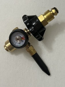 Helium Latex Balloon Inflator Air Flow Regulator Meter Valve Gauge