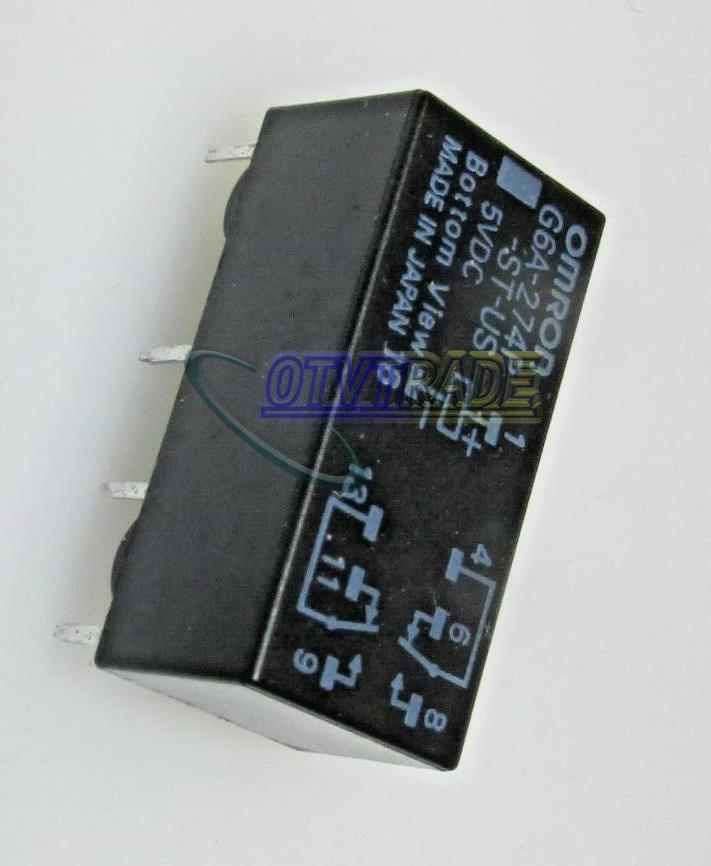2 pieces Omron G6A-274P-ST-US-5VDC Power Relay G6A-274P-ST-US 5VDC new