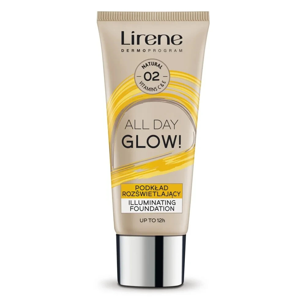 Lirene ALL DAY GLOW! Illuminating foundation 02 NATURAL 30 ml