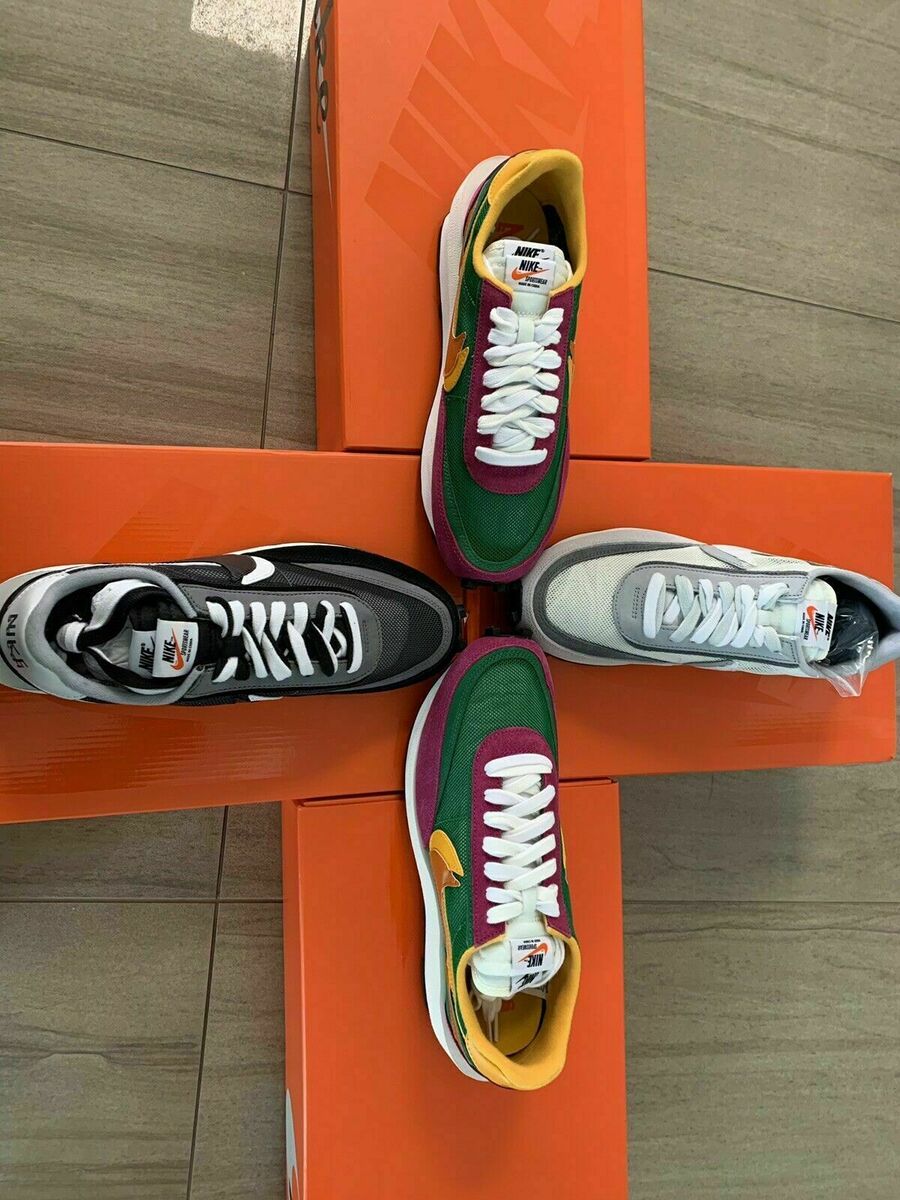 Sacai X Nike LDWaffle Pine Green Trainers Sneakers Shoes 43 Sacai X Nike LDWaffle Pine Green Trainers Sneakers Shoes 43