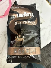 Lavazza Espresso Whole Bean Coffee Blend, Medium Roast, 2.2 Pound Bag (Packaging