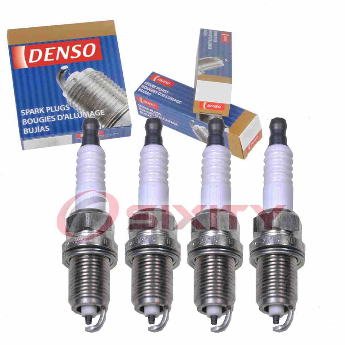4 pc DENSO 3167 Standard Spark Plugs for KJ14CR-L11 98079-541-5G of