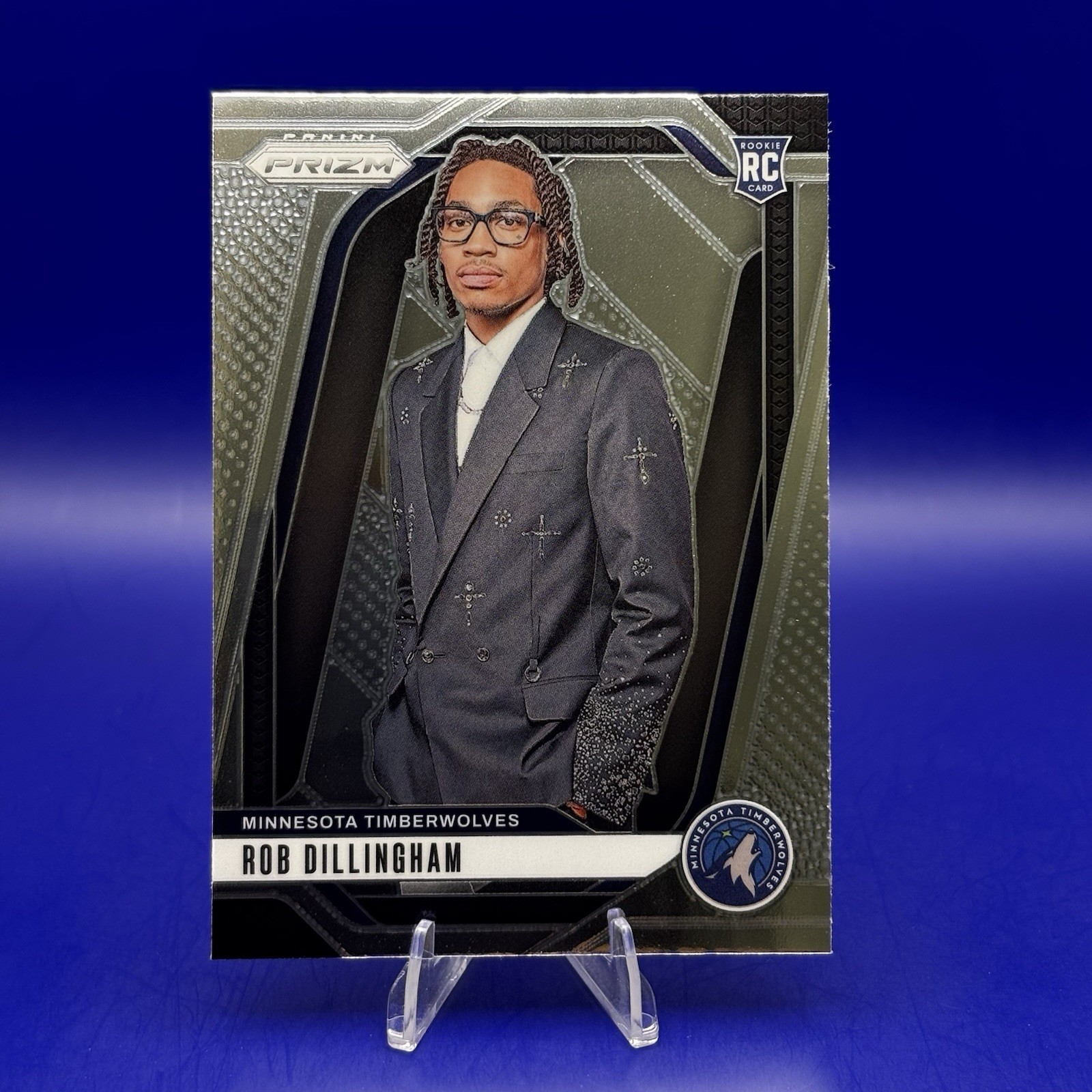 2024-25 Panini Prizm Rob Dillingham Image Variation #250 Rookie RC Timberwolves