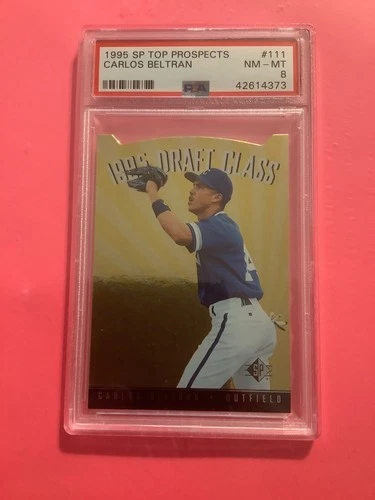 1995 SP Top Prospects - Carlos Beltran #111 (RC) PSA 8