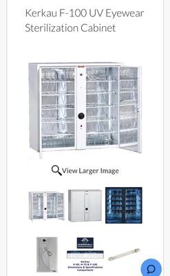 KERKAU MFG MODEL F100 STERILIZATION CABINET NEW IN BOX - GREEN COLOR