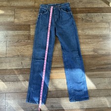 VTG Wrangler 13MWZG Women's Size 5x32 USA Made High Rise Cowboy Cut Jeans 32022