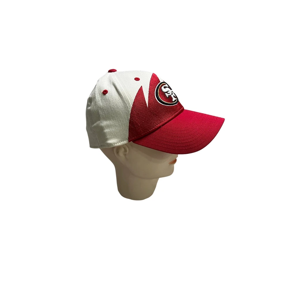 Vintage San Francisco 49ers Sharktooth Hat Reebok NFL Apparel Sue size L/XL - Image 2 of 4
