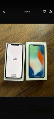 iPhone x 64GB Silber