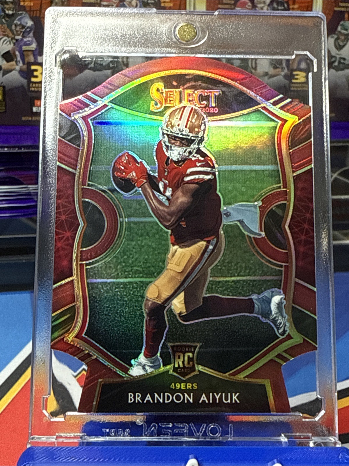 2020 Panini Select - Concourse Brandon Aiyuk #66 Maroon Prizm Die-Cut (RC)