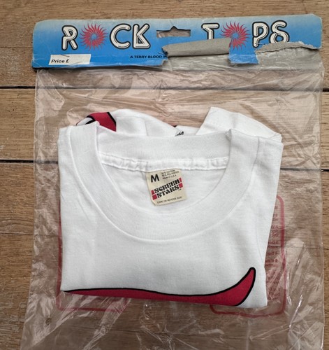 rare 1982 ORGINAL UNUSED OLD RECORD SHOP FAME T SHIRT-COTTON MEDIUM- TS33 - 第 4/6 張圖片