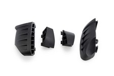 PUIG RUBBER END REPLACEMENT FRAME SLIDER PRO 2.0 PR BLACK