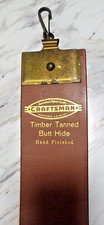 VTG Sears Craftsman Barber Leather Razor Strap / Strop Deluxe