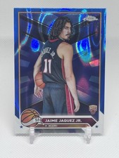 Topps Chrome 2023-24 Jaime Jaquez Jr. Blue Lava Refractor /149 RC #121 Miami He…
