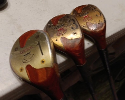 Vintage Wilson X31 -1,3,5 Woods Right Handed - Picture 1 of 9