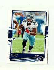 2020 DONRUSS #250 Jayon Brown: Tennessee Titans: Line backer: Football Card: NFL
