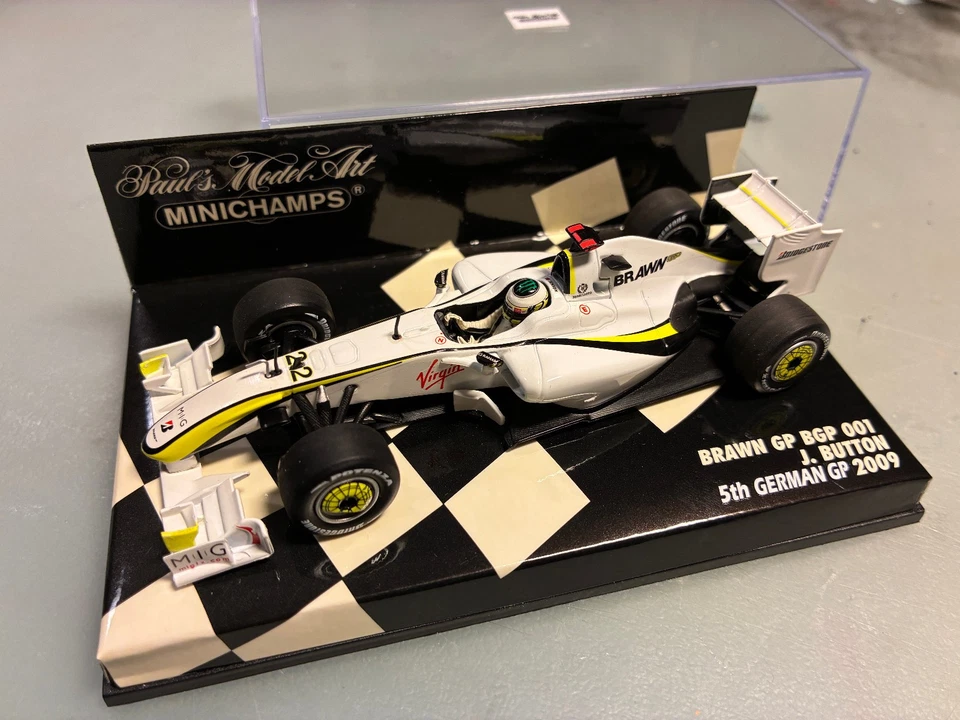 1/43 Minichamps Brawn GP BGP 001 Mercedes 5th German GP 2009 Jenson Button - Bild 2 von 2