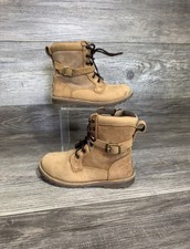 UGG Leather Outdoor Boots Brown - Kids Children s Toddlers Boy s Girls Size 10