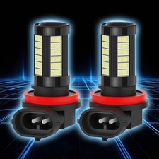 vvag 2 PCS 9005/9006 Car LED Fog Light Bulbs,6500K White Super Bright Anti-fo...