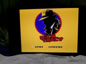 #607 Dick Tracy (Nintendo Entertainment, NES 1990) Manual Game Box W/ Protector