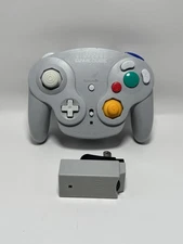 Platinum WaveBird Wireless Controller Nintendo Gamecube Oem Complete W/ Receiver