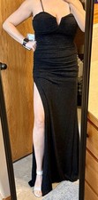 Emerald Sundae Women’s Black Long Dress Size L  Pre-Owned Without Tags 
